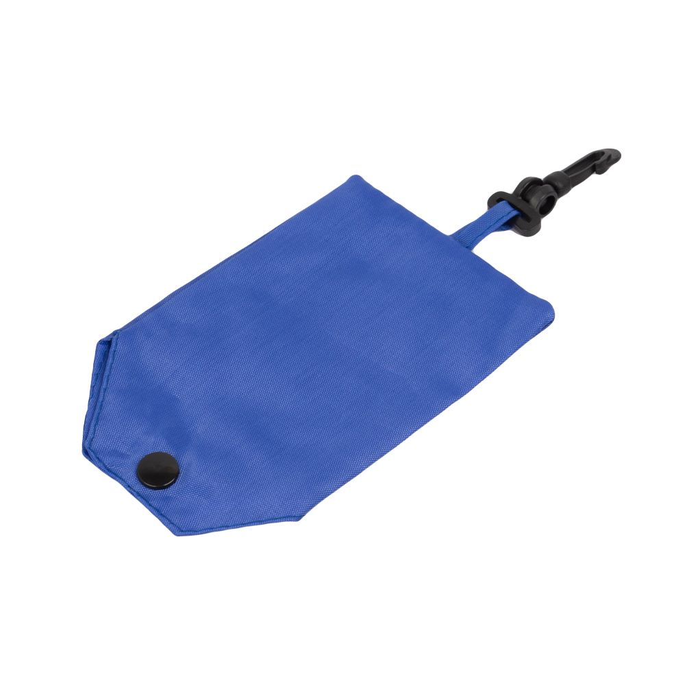 Blue Colour Nylon Foldable Bag With Pouch BS281710BL